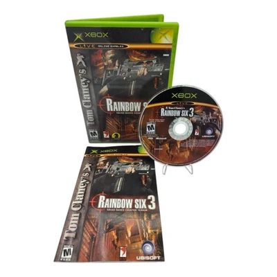 Xbox Tom Clancys Rainbow Six 3 2003 Complete Tested Manual Included - Image 1 of 4