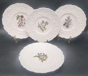 Set 4 Royal Cauldon Bristol Ironstone Woostock Plates 9 1/4" Embossed England - Picture 1 of 19
