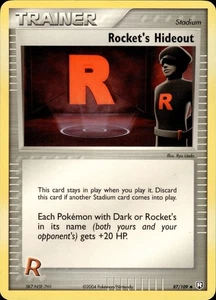Rocket's Hideout Uncommon Team Rocket Returns 87/109 LP - Picture 1 of 2
