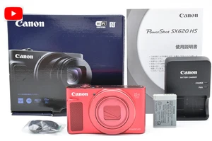 [COMO NUEVA con caja] Cámara digital Canon PowerShot SX620 HS roja 20,2 MP 25X de JAPÓN - Imagen 1 de 12