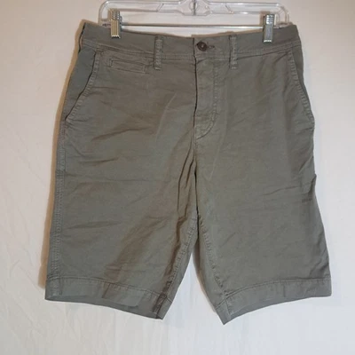 American Eagle Mens Next Level Flex Classic Broken In Green Chino Shorts Size 30 - Image 1 of 4