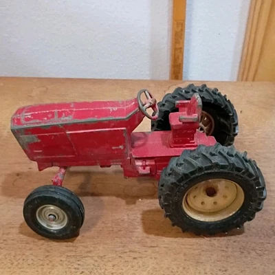 Vintage Red Diecast Tractor  - Image 1 of 4