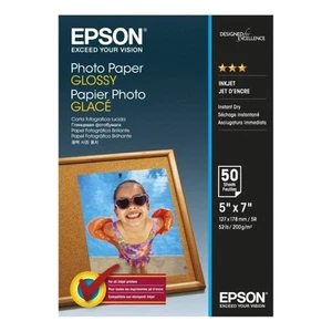 Original Epson 7x5" Glossy Photo Paper 200gsm 50 Sheets (C13S042545) - Afbeelding 1 van 4
