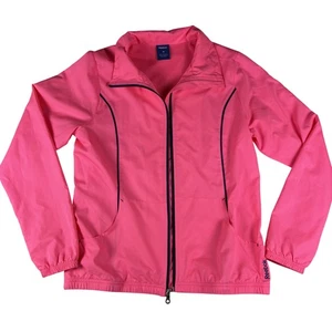 Reebok Jacket Womens Medium Full Zip Windbreaker Lightweight Athletic Training - Picture 1 of 7