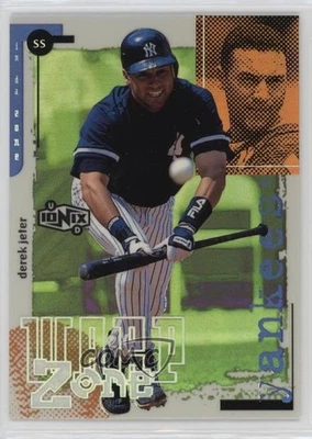 1999 Upper Deck Ionix Warp Zone Derek Jeter #WZ8 HOF - Image 1 of 2