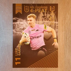 2024 NRL Premiers 4-Peat Limited Edition Card #P15 Luke Garner - Picture 1 of 2