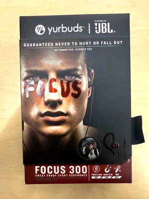 Fone de Ouvido Esportivo Feminino Yurbuds FOCUS 300 Preto - Imagem 1 de 4
