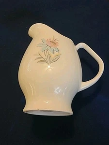 MCM Vintage Steubenville "Fairlane" Dura Glanz Milchkännchen Creme Krug Aqua Pink - Bild 1 von 5