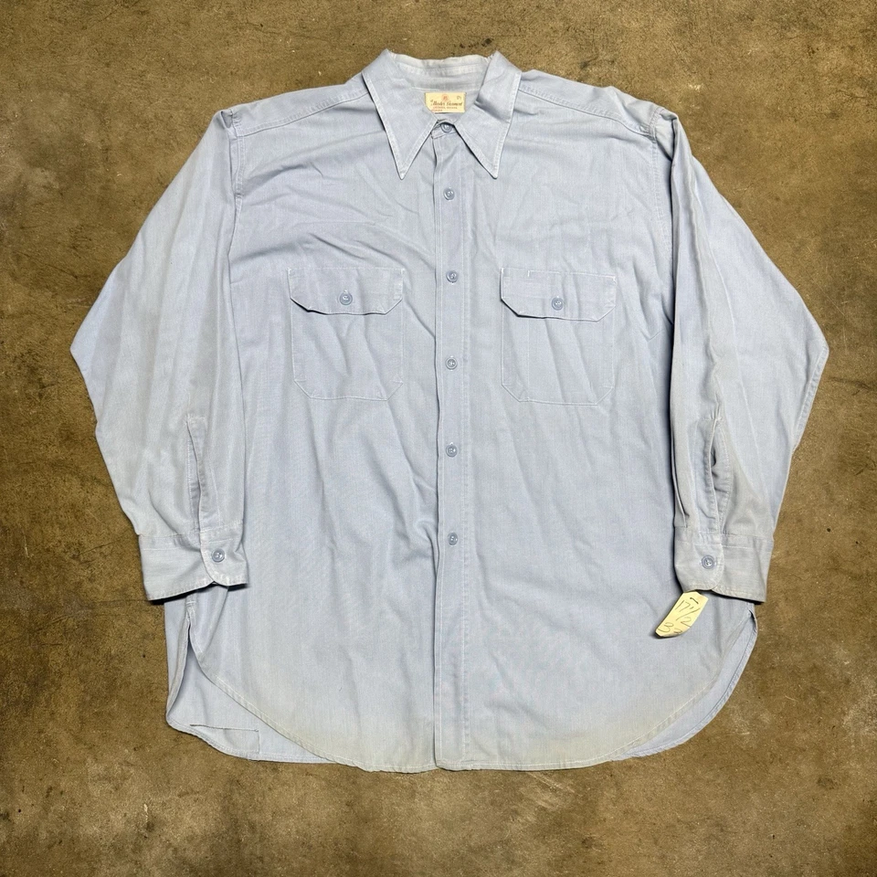 Vintage 50s/60s Master Garment Sanforized Chambray Western Costume Company Shirt - Image 1 of 4