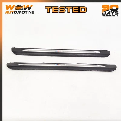 04-10 BMW E64 M6 645Ci 650i JUEGO DE MOLDURAS TAPA UMBRAL PUERTA ENTRADA IZQUIERDA DERECHA OEM Foto 1 de 4