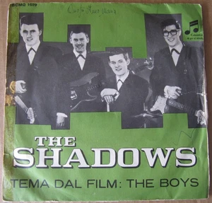 The Shadows – Theme From The Boys 45 Columbia ITALY 1962 Picture Sleeve 7" Vinyl - Picture 1 of 4