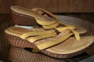 born strappy sandals butter nut tan f85807 C8FC19 Womens 9M - Picture 1 of 12