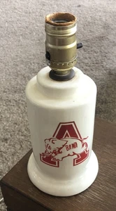 Vintage Rare Alabama Roll Tide Football Lamp- Base 8.5” Works - Picture 1 of 8