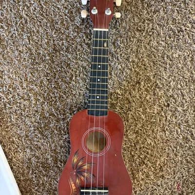 Kona 21" Soprano Ukulele with Palm Sunset Design - Image 1 of 4