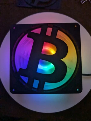 2x - 120mm fan covers  - Bitcoin crypto mining rig - Image 1 of 4