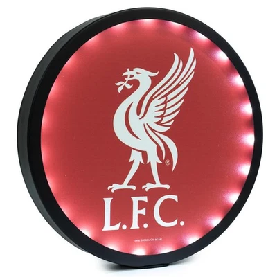 Letrero de luz con escudo LED del equipo oficial Liverpool FC regalo LFC Foto 1 de 4
