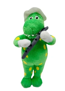 Wicked Cool Toys The Wiggles Dorothy Dinosaurier 9 Zoll Plüsch 2013 Flöte grün gelb - Bild 1 von 11