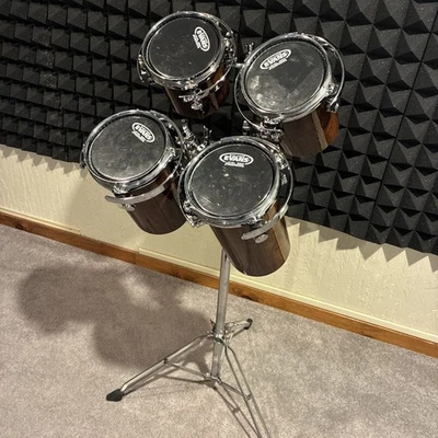 Octabons  Set Of 4. 6”, 8” 10” & 12” Deep All 6” In Diameter Includes Stand. - Image 1 of 4