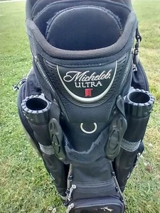 DATREK GOLF CLUB BAG MICHELOB ULTRA 15-WAY TONS OF STORAGE WIDE SHOULDER STRAP - Picture 1 of 23