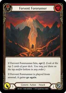 Fervent Forerunner (RED) Arcane Rising 1st Edition Flesh and Blood TCG - Picture 1 of 1