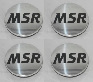 4 CAP DEAL NEW MSR ALLOYS WHEEL RIM CENTER CAP CHROME ACC 3090 06 139 SNAP IN   - Picture 1 of 1