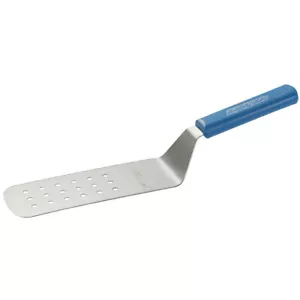 Dexter-Russell Sani-Safe 8" x 3" Perforated Turner (select color below) - Picture 1 of 9