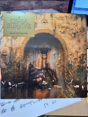 Circa Survive - A Dream About Death Vinyl EP Red w/ Heavy Splatter - SEALED - Image 1 of 4
