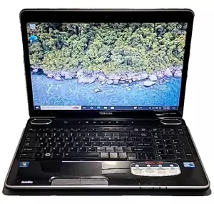 Toshiba Satellite A505-S6005 Laptop Intel i3-M330@2.13GHz /4 GB/128GB SSD/Win 10 - Picture 1 of 16