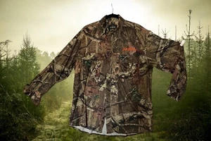 RedHead Silent Hide Button Up Hunting Shirt Break Up Infinity Camo Men's XLARGE - Picture 1 of 12