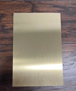 8" x 10" PHOTO SHEET -Aluminum Sublimation Blanks, GOLD, square corners- 10 Pcs - Picture 1 of 1