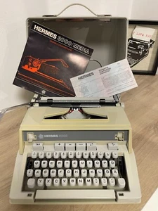 HERMES 3000 MEDIA - 1975 - typewriter Schreibmaschine antik vintage - Bild 1 von 17