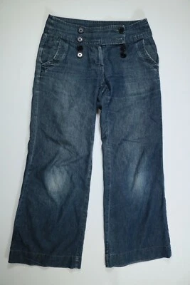 Apt. para mujer Pantalones 9 azules de pierna ancha talla 6 usados en excelente estado Foto 1 de 4