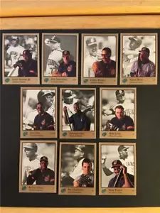 1992 Donruss Studio Cleveland Indians Team Set 10 Cards - Picture 1 of 1