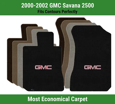 Alfombrillas delanteras Lloyd Velourtex para GMC Savana 2500 '00-02 con plateado/rojo GMC 1 Foto 1 de 4