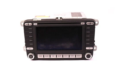 CD Autoradio & Navi VW Passat 3C Blaupunkt DVD 1K0035198 C Navigation Radio Code - Bild 1 von 2