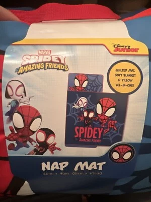 Marvel Spidey Action Siesta Mat - Almohada y manta incorporadas con Spiderman Foto 1 de 4