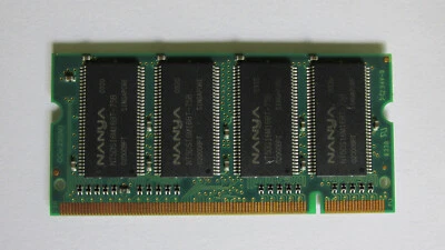 NANYA NT256D64SH8B0GM-75B  256MB DDR-266MHZ CL2.5 PC2100S-25330 - Image 1 of 2