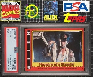 1979 Topps Alien - 58 Technician Brett / Remains of a Monster - PSA 8 NM-MT - Picture 1 of 4
