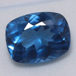 Natural 15.00 Ct Certified Brazil Blue Aquamarine Stunning Loose AAA+ Gemstones - Picture 1 of 6