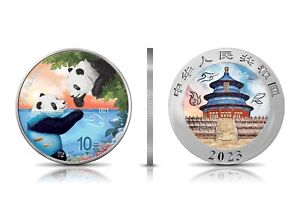 China 10 Yuan 2023 Panda 30 g Four Elements - Water - 999 Silber * BU *