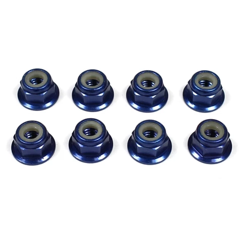 NEW Tuning Haus TUH1074 4mm Alum Locknut Flanged (8) Dark BL FREE US SHIP - Image 1 of 1