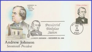 USA5 #2217h U/A ARTCRAFT no FDC 17th Andrew Johnson - Imagen 1 de 1
