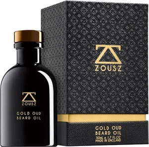 ZOUSZ Beard Oil - GOLD OUD Scented Grooming Formula For Men 50ml