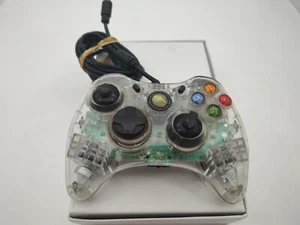 AFTERGLOW MICROSOFT XBOX 360 CLEAR WIRED VIDEO GAME CONTROLLER - Picture 1 of 6