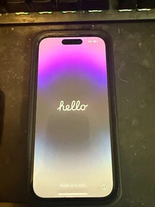 Apple iPhone 14 Pro - 256 GB - Deep Purple (Unlocked) Smartphone Bat. Health 85% - Picture 1 of 10