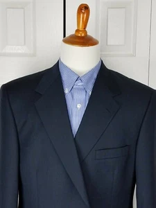 Giacca tuta blazer blu uomo Stafford Executive cappotto sportivo taglia 44R - Foto 1 di 12