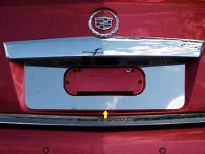 2010 2011 2012 2013 2014 CADILLAC SRX STAINLESS STEEL LICENSE PLATE TRIM INSERT - Picture 1 of 1