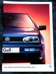 VW Golf 3 und Golf 3 Variant Bon Jovi Prospekt 3.1996 - Picture 1 of 3