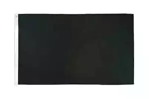 2x3 Bandiera Stampata Poliestere SOLIDO Nero Piana 2x3 Banner - Foto 1 di 1