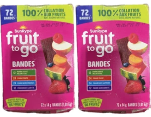 (2 Pack of 72) SunRype Fruit to Go Snack Variety Blend Fruity Flavors Imported - Picture 1 of 3